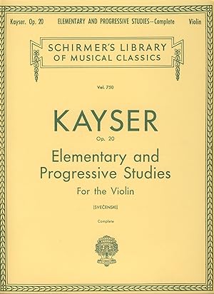 Imagen del vendedor de KAYSER H.E. - Estudios Op.20 para Violin (Svelenski) a la venta por Mega Music