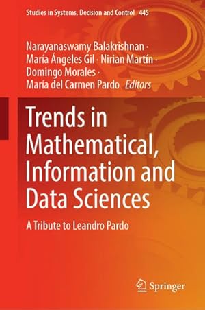 Bild des Verkufers fr Trends in Mathematical, Information and Data Sciences : A Tribute to Leandro Pardo zum Verkauf von AHA-BUCH GmbH