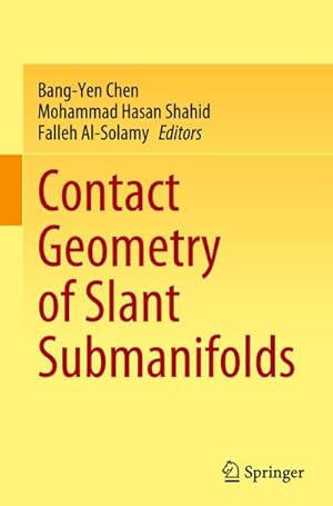 Bild des Verkufers fr Contact Geometry of Slant Submanifolds zum Verkauf von AHA-BUCH GmbH