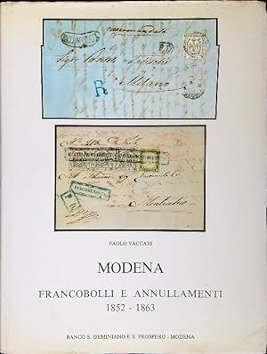 Modena francobolli e annullamenti 1852-1863
