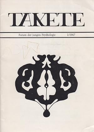Seller image for Takete, Forum der jungen Psychologie, Heft 2, 1967. for sale by Fundus-Online GbR Borkert Schwarz Zerfa