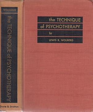 Bild des Verkufers fr The Technique of Psychotherapy. zum Verkauf von Fundus-Online GbR Borkert Schwarz Zerfa