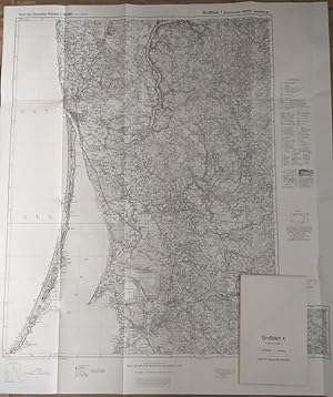 [Karte, Nachdruck] Karte des Deutschen Reiches, Großblatt 1 und 4 zus., 1:100 000. 1: Nimmersatt ...