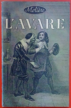 Bild des Verkufers fr LAvare - Comedie en cinq actes zum Verkauf von biblion2