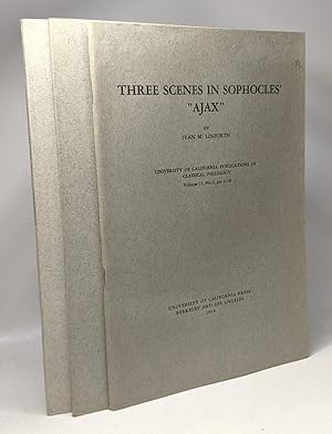 Three scenes in sophocles "Ajax" + Philoctetes the play and the man + Antigone and Creon --- Clas...
