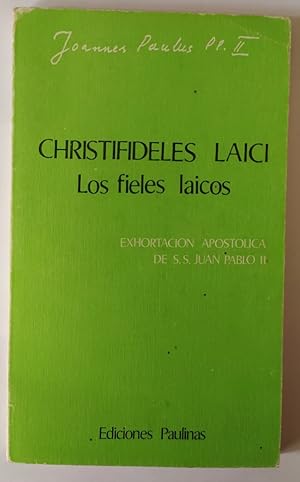 Immagine del venditore per Christifideles laici : los fieles laicos : exhortacin apostlica de Juan Pablo II venduto da La Leona LibreRa