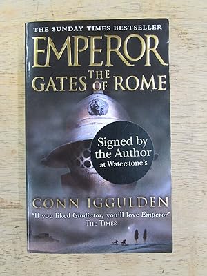 UK PROOF THE GATES OF ROME With Letter Signed Dates Lined CONN IGGULDEN 