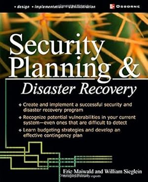 Seller image for Security Planning and Disaster Recovery for sale by WeBuyBooks