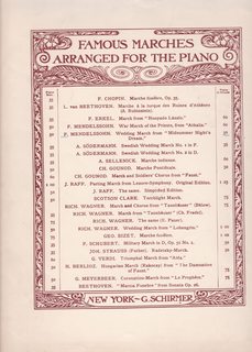 Wedding March from "A Midsummer Night?s Dream" (Famous Marches Arranged for the Piano) Arranged f...