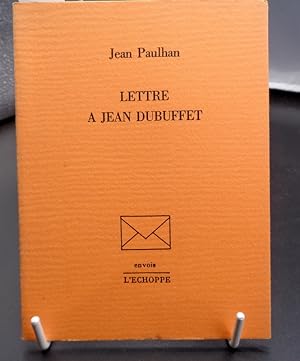 Lettre A Jean Dubuffet.