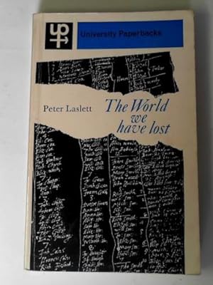 Imagen del vendedor de The world we have lost a la venta por Cotswold Internet Books