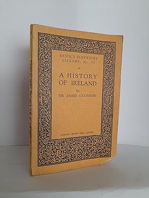 Bild des Verkufers fr A History of Ireland zum Verkauf von Newtown Rare Books