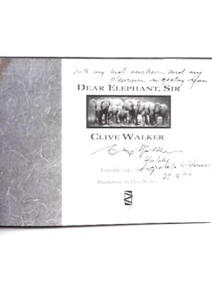 Bild des Verkufers fr Dear Elephant, Sir zum Verkauf von World of Rare Books