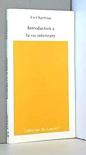 Bild des Verkufers fr Introduction  la vie intrieure zum Verkauf von JLG_livres anciens et modernes