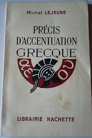 Imagen del vendedor de Prcis daccentuation grecque a la venta por Libros Nakens