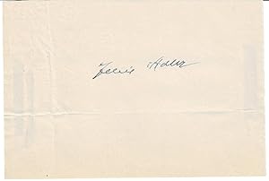Immagine del venditore per AUTOGRAPH penned by the founder of the Society for Ethical Culture FELIX ADLER together with a clipped portrait of Adler. venduto da Blue Mountain Books & Manuscripts, Ltd.