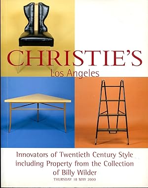 Christie's Los Angeles : Innovators of 20th Century Style Including the Billy Wilder Collection :...