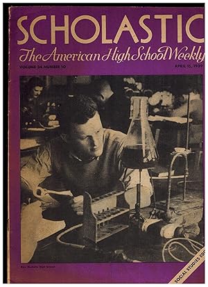 Scholastic: The American High School Weekly, Volume 34, Number 10, April 15, 1939 (Social Studies...