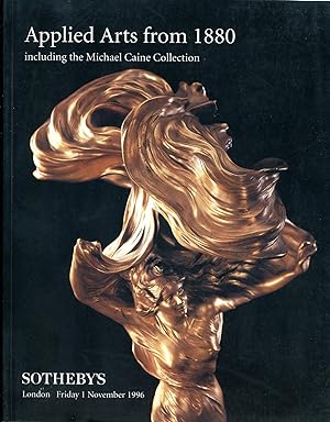 Sotheby's : Applied Arts from 1880 (including the Michael Caine Collection) : 1st November 1996