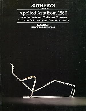 Sotheby's : Applied Arts from 1880 : 4th March 1988