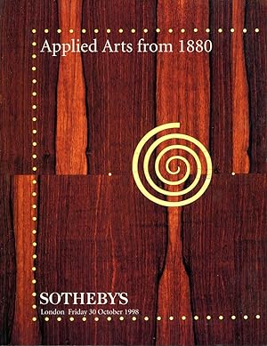 Sotheby's : Applied Arts from 1880 : 30th October 1998