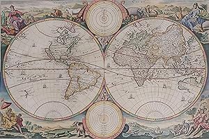 Bild des Verkufers fr Werelt Caert [World Map] [California as an Island] zum Verkauf von Ken Sanders Rare Books, ABAA