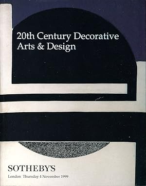 Sotheby's : 20th Century Decorative Arts & Design : 4 November 1999