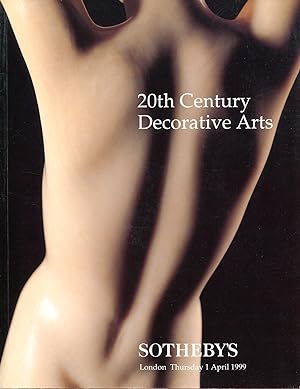 Sotheby's : 20th Century Decorative Arts : 1 April 1999