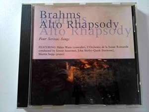 Bild des Verkufers fr Brahms;Alto Rhapsody/Songs zum Verkauf von ABC Versand e.K.