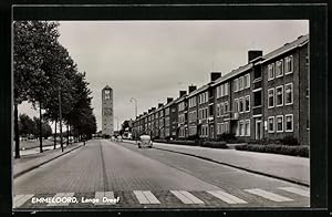 Ansichtskarte Emmeloord, Strasse mit Blick auf Glockenturm