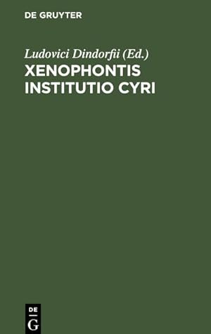 Imagen del vendedor de Xenophontis Institutio Cyri a la venta por Wegmann1855