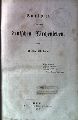 Seller image for Cartons aus dem deutschen Kirchenleben. for sale by books4less (Versandantiquariat Petra Gros GmbH & Co. KG)