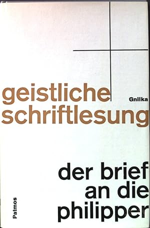 Immagine del venditore per Der Brief an die Philipper. Geistliche Schriftesung, 11 venduto da books4less (Versandantiquariat Petra Gros GmbH & Co. KG)