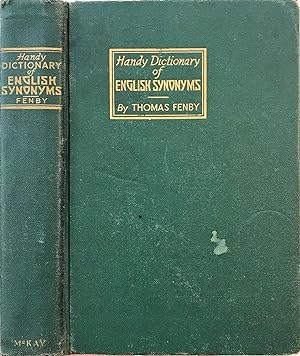 Bild des Verkufers fr Handy Dictionary of English Synonyms zum Verkauf von The Aviator's Bookshelf