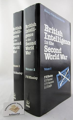 Imagen del vendedor de British Intelligence in the Second World War: Its Influence on Strategy and Operations, Volume 1 ( 1979) Volume 2 (1981). TWO volumes. a la venta por Chiemgauer Internet Antiquariat GbR