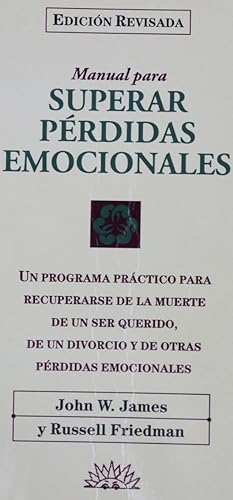 Bild des Verkufers fr Manual para superar prdidas emocionales zum Verkauf von Librera Alonso Quijano