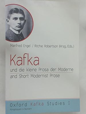 Bild des Verkufers fr Kafka and Short Modernist Prose. zum Verkauf von Plurabelle Books Ltd