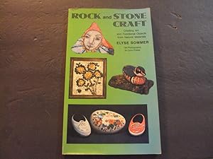 Seller image for Rock And Stone Craft sc Elyse Sommer 1973 2nd Print Crown Publishing for sale by Joseph M Zunno