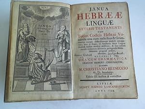 Bild des Verkufers fr Janua Hebraeae Linguae veteris testamenti/Lexicon hebraeochaldaicum biblicum/Grammatica Hebraeo-Chaldaica zum Verkauf von Celler Versandantiquariat