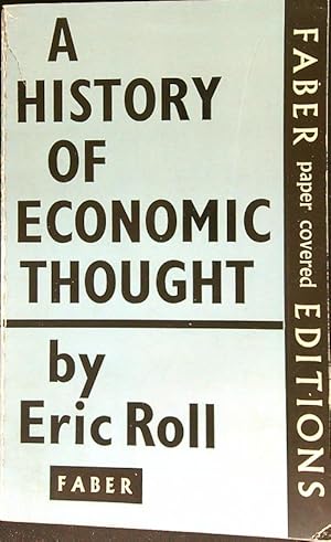 Bild des Verkufers fr A history of economic thought zum Verkauf von Librodifaccia