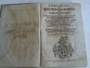 Bild des Verkufers fr Chronicon, oder Lebens-Beschreibung und Thaten, aller Bischffe des Stiffts Verden, welche von den Zeiten des Kaysers Caroli Magni, bi zum Mnsterischen und Onabrgischen Frieden daselbst ihren Sitz gehabt und regieret zum Verkauf von Celler Versandantiquariat