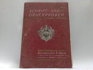 Image du vendeur pour Schrift- und Druckproben mis en vente par Celler Versandantiquariat