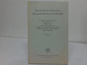 Image du vendeur pour Zeitschrift der Deutschen Morgenlndischen Gesellschaft. 23 Bnde mis en vente par Celler Versandantiquariat