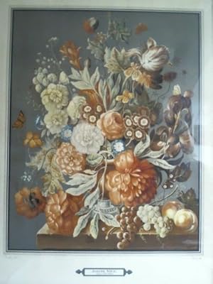 Bild des Verkufers fr Blumenbukett - Chromolithographie, nach dem Gemlde von Joseph Nigg zum Verkauf von Celler Versandantiquariat