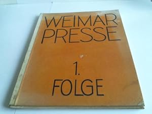 1. Ausgabe der Weimar-Presse. 8 grafische Blätter Weimarer Künstler