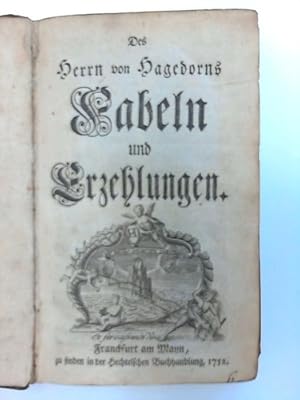 Image du vendeur pour Fabeln und Erzhlungen mis en vente par Celler Versandantiquariat