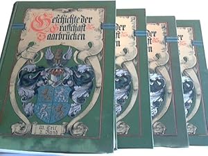 Seller image for Geschichte der ehemaligen Grafschaft Saarbrcken. Nach Friedrich und Adolf Kllner. 3 Bnde (in 4 Bnden) for sale by Celler Versandantiquariat