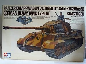 King Tiger. Panzerkampfwagen VI Tiger II (Sd.kfz.182) Ausf. B. German Heavy Tank Type VI. 1/16 Ex...