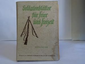 Seller image for Soldatenbltter fr Feier und Freizeit. Jahrgang 1941 for sale by Celler Versandantiquariat