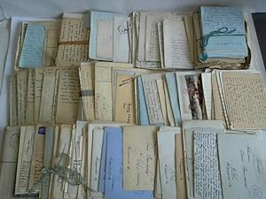 Sammlung von über 260 Briefen, Kuvere und Ansichtskarten. Briefwechsel eines jungen SS-Mannes der...